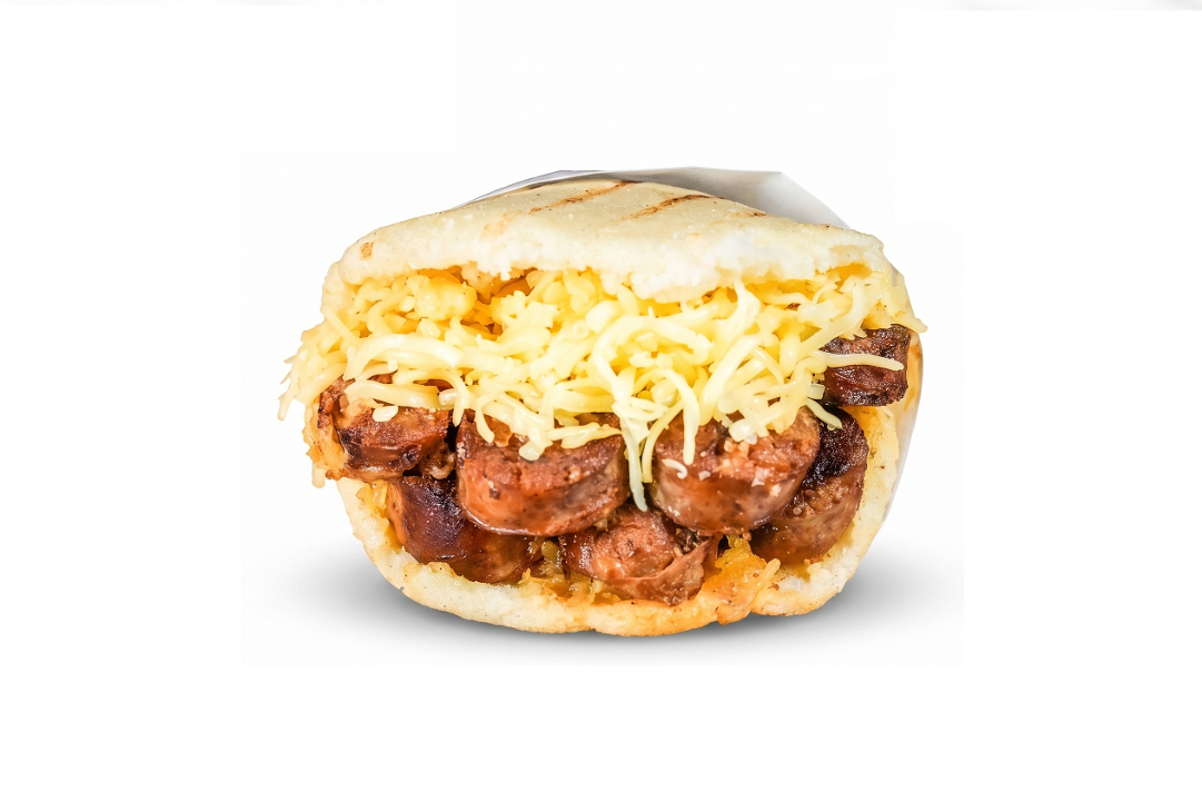 Chorizo Arepa.