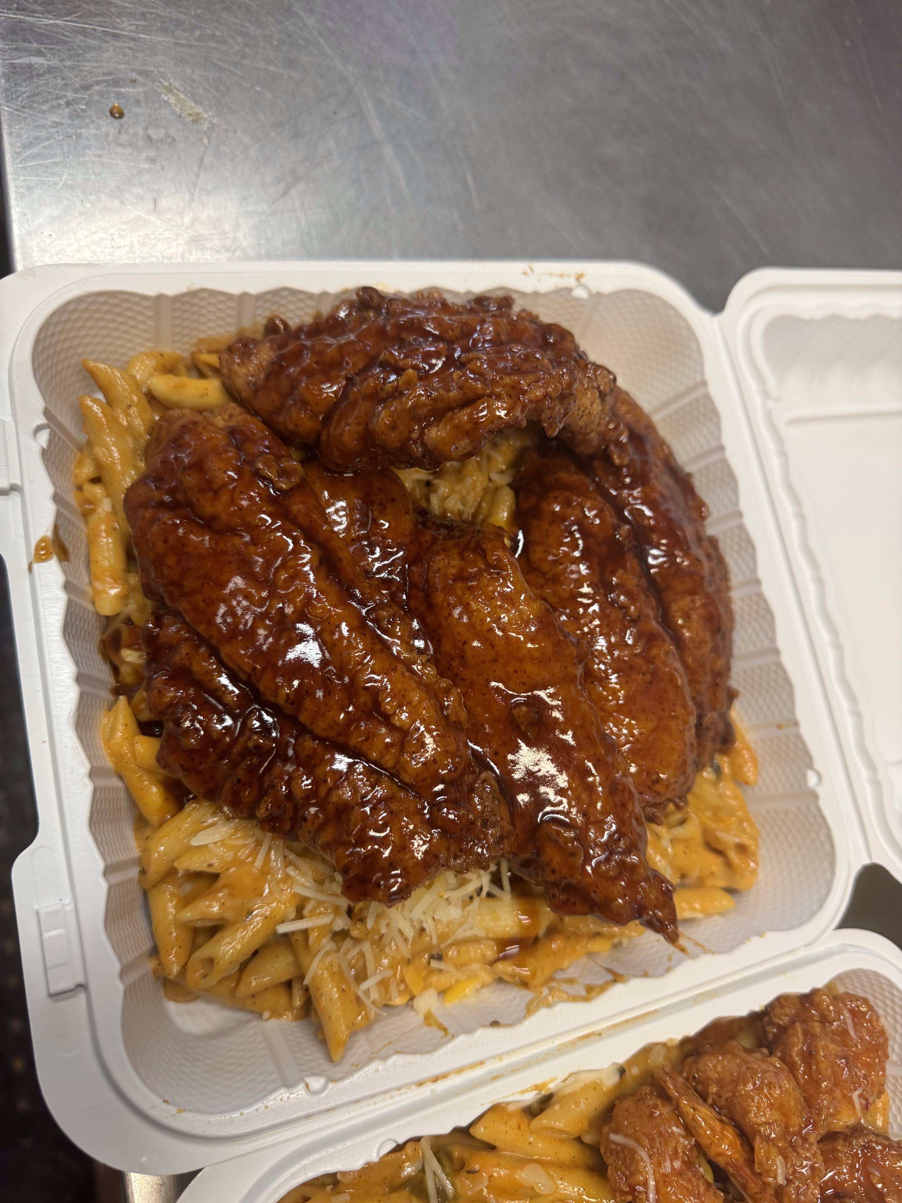 Catfish Rasta Pasta.