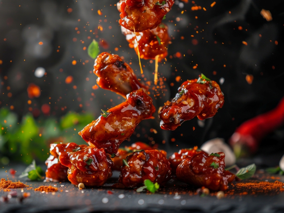 Boneless Wings Half Pound.