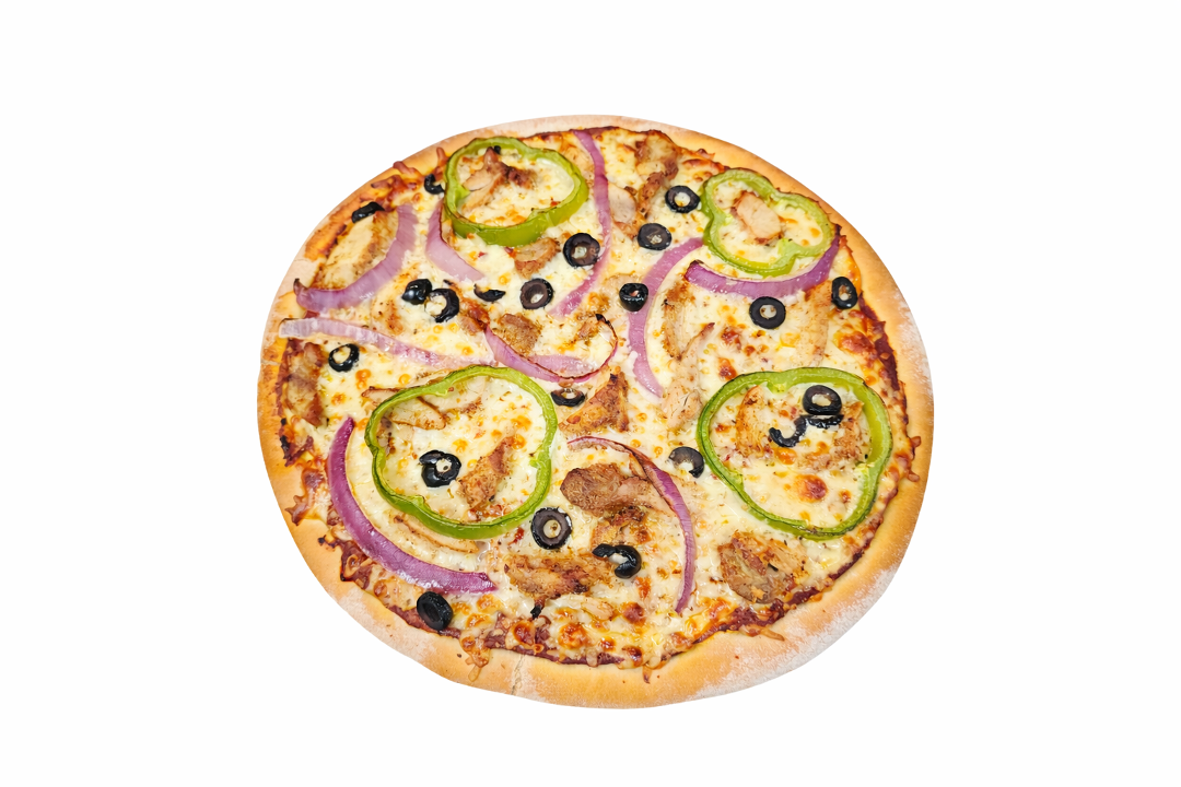 Butter Chicken Pizza.