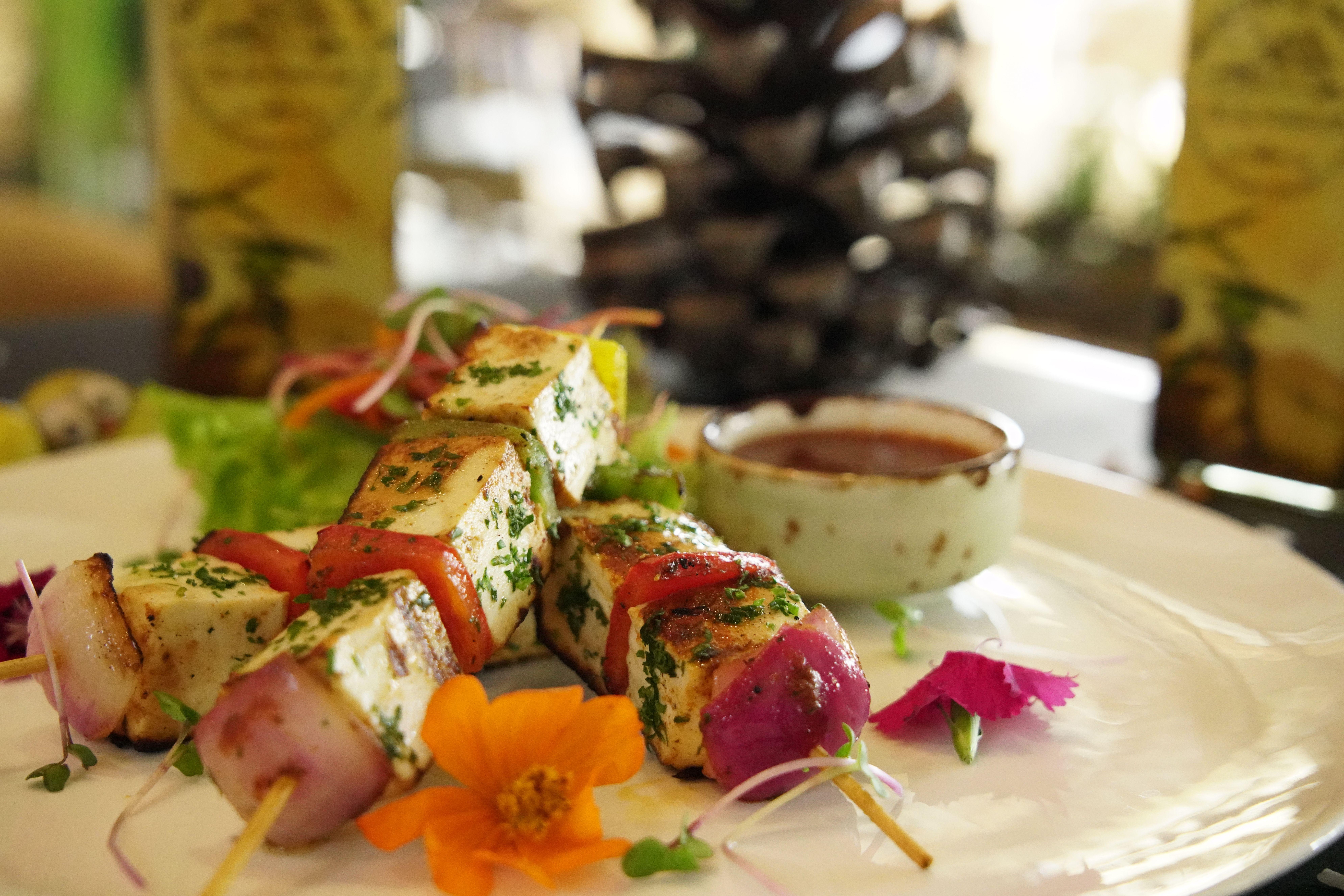 Cream-Kissed Paneer Tikka.