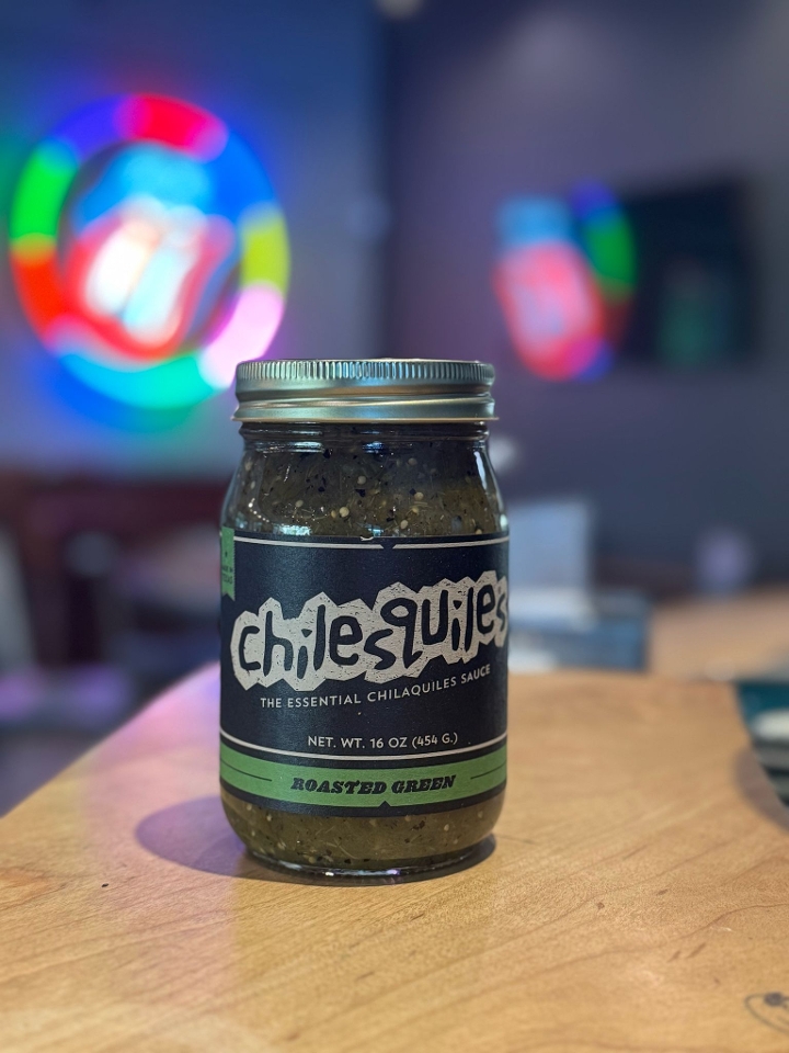 Roasted Green Chilesquiles Salsa.