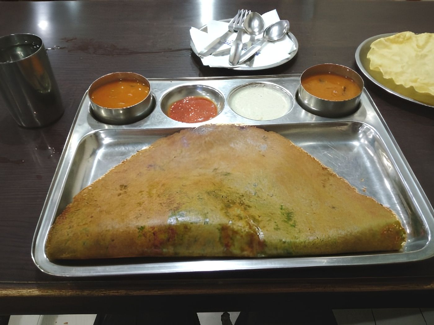 Plain Pesarattu.