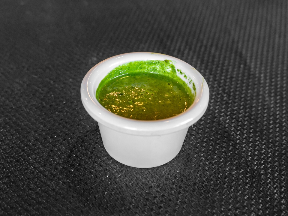 Extra Green Chutney.