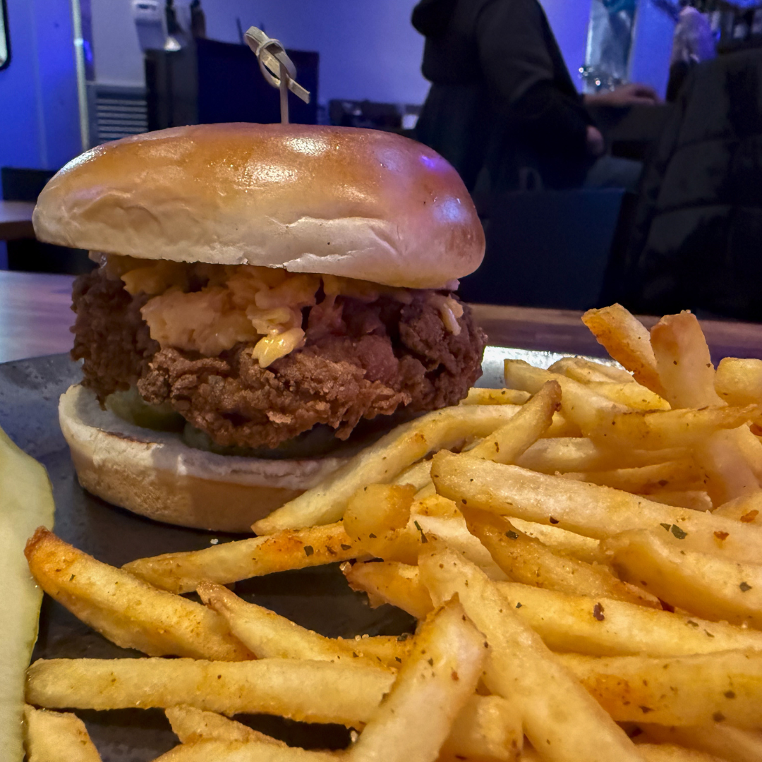 Pimento Chicken Sandwich.