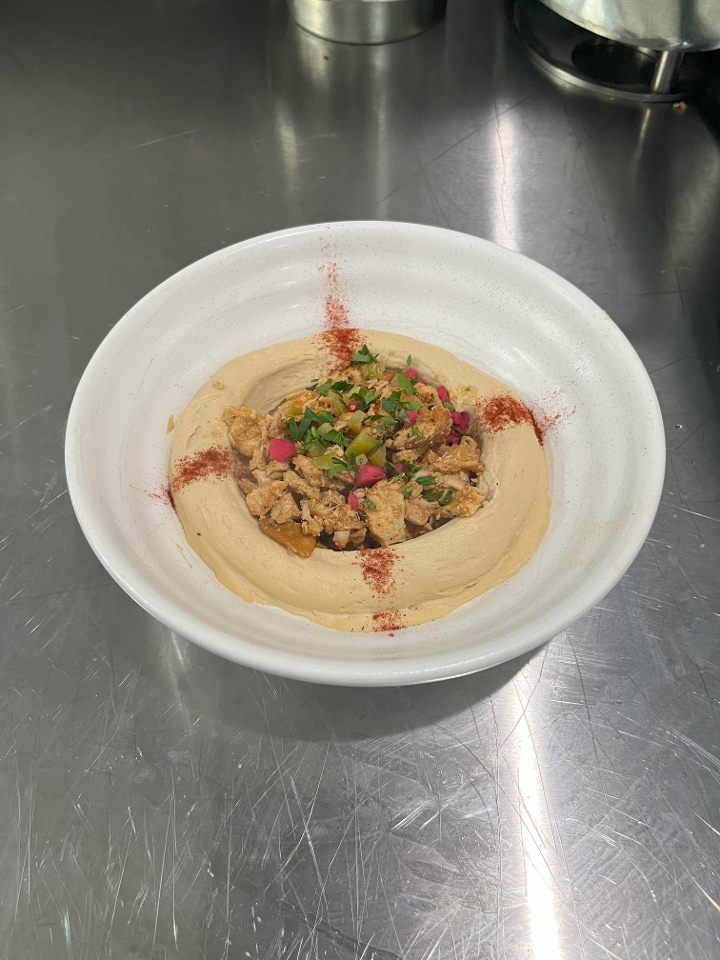 Hummus Chicken Shawarma.