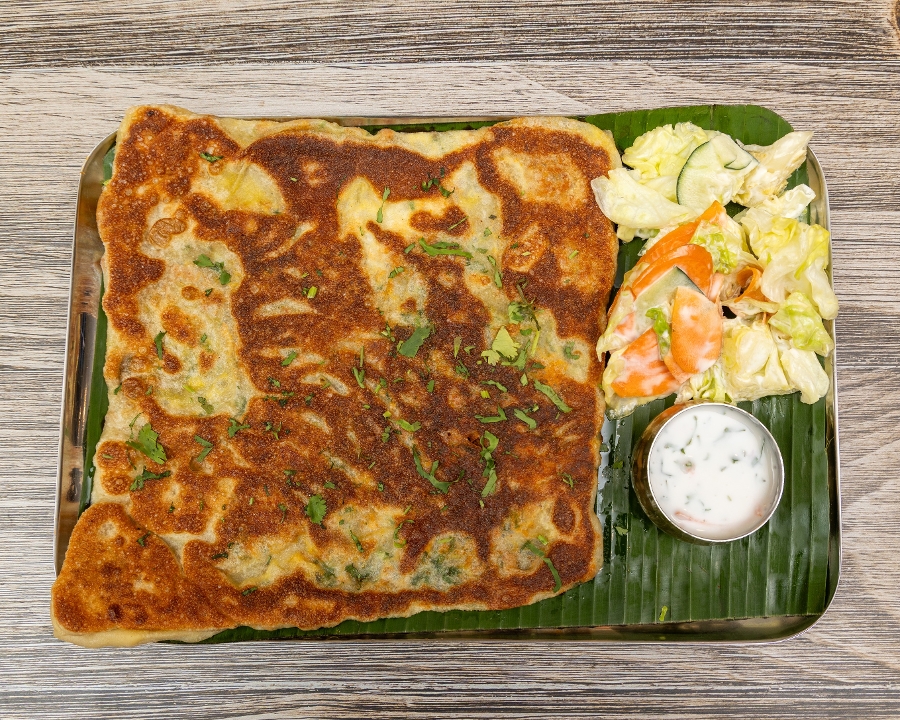 Chicken Stuffed Parotta.