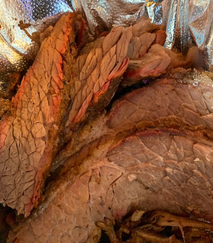 SMOKED BRISKET.