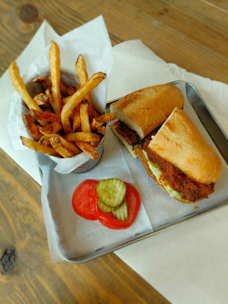 Nashville HOT Chicken Hoagie.