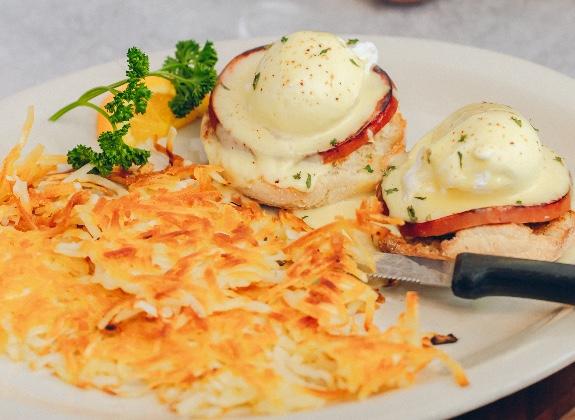 Classic Eggs Benedict.