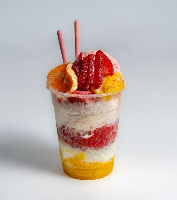 BINGSU - STRAWBERRY MANGO.