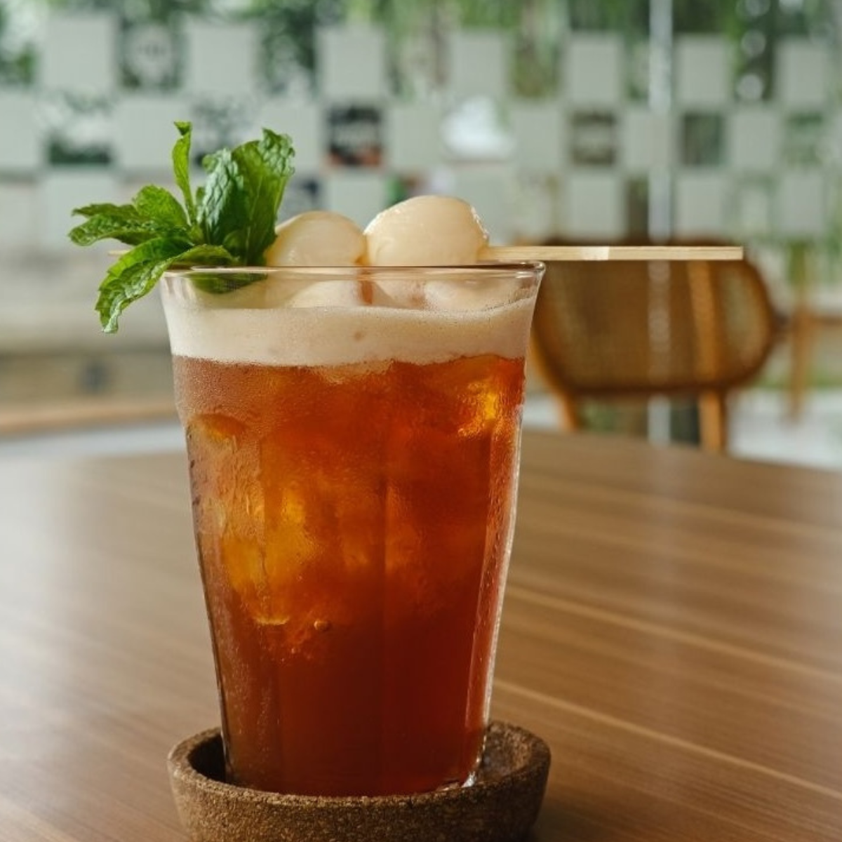 Lychee Thai Ice Tea.