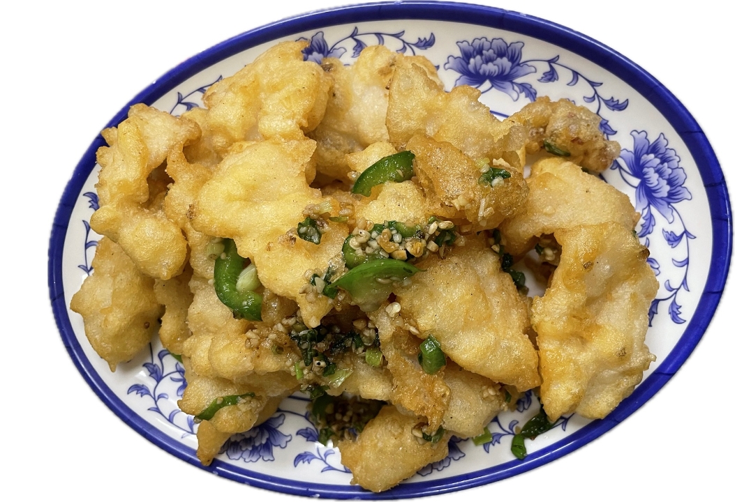 椒盐魚片 45.Fish Fillet with Pepper Salt.