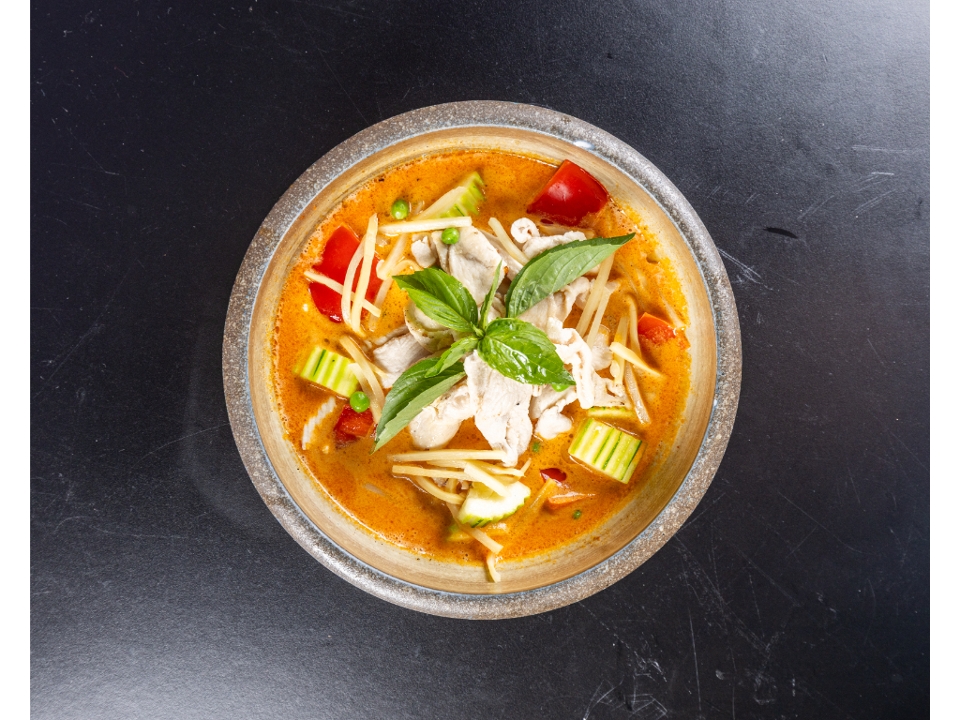 Lunch Chicken Red Curry.
