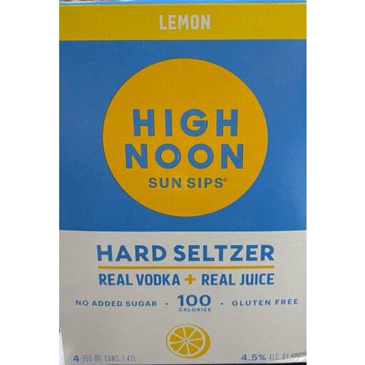 High Noon Lemon Vodka & Soda 335ml.