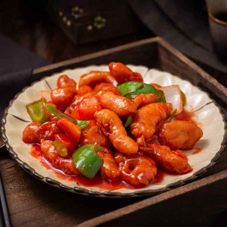 CK9. 香蘿甜酸雞/Sweet & Sour Chicken w. Pineapple & Lychee Poultry.