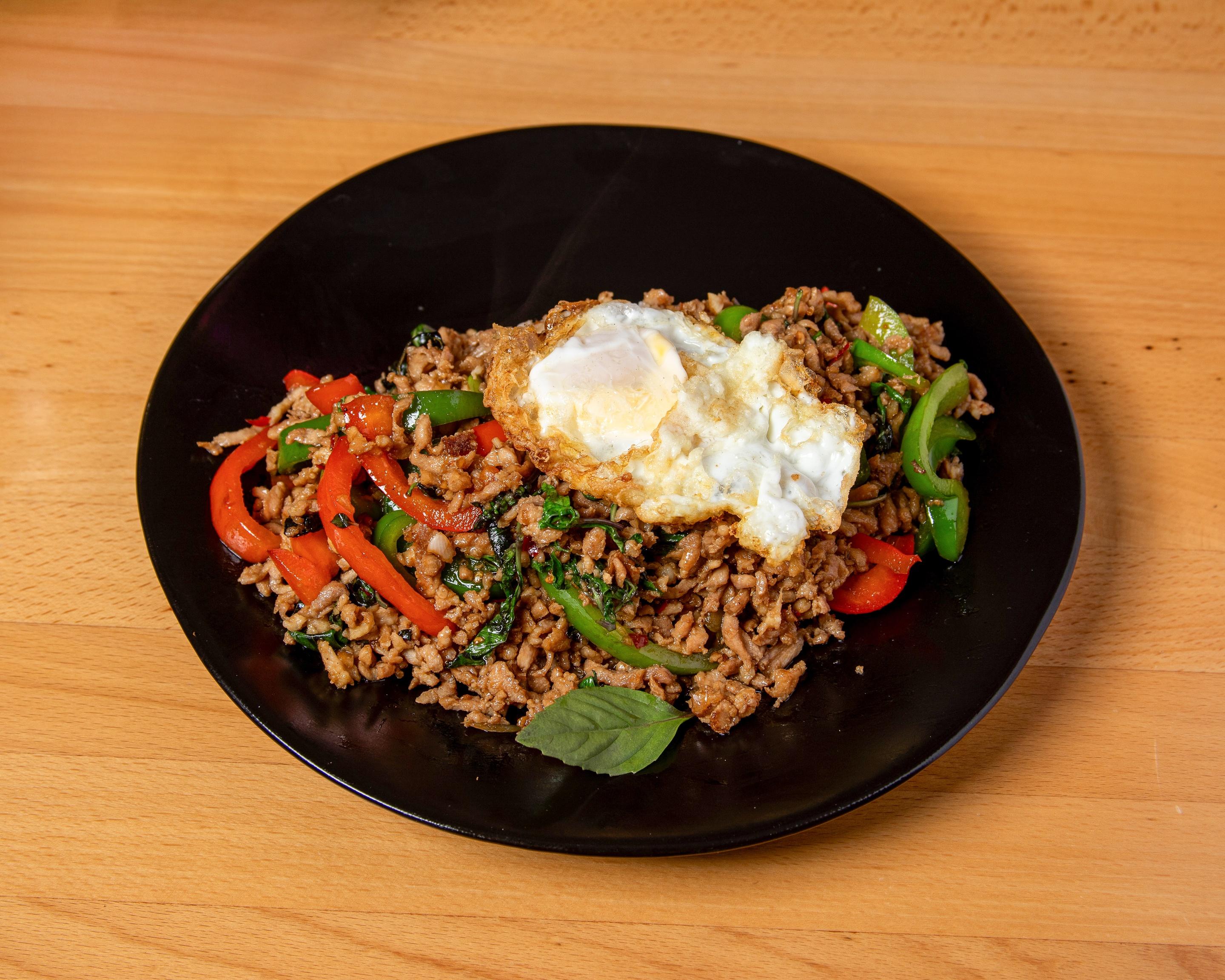 Spicy Basil (Pad Ga Pow Kai Dao).