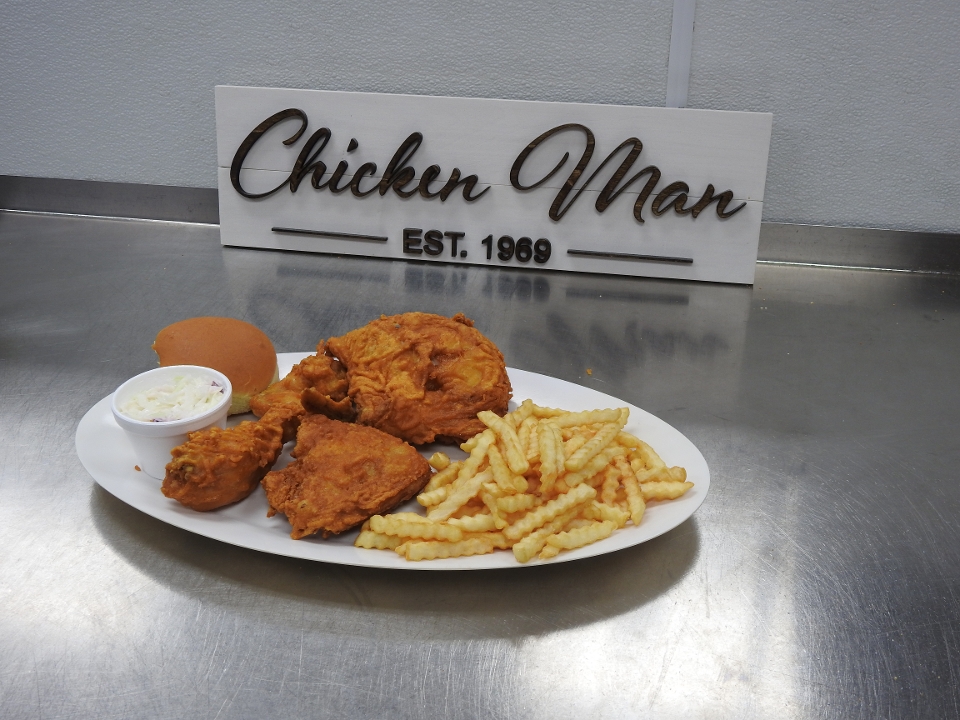 6 Piece Chicken Dinner.
