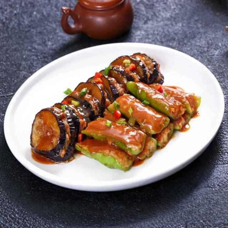 CS19. 煎釀雙寶/Pan-Seared Eggplant and Tofu Stuffed.