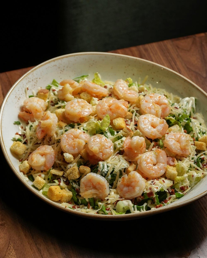 Shrimp Caesar Salad.
