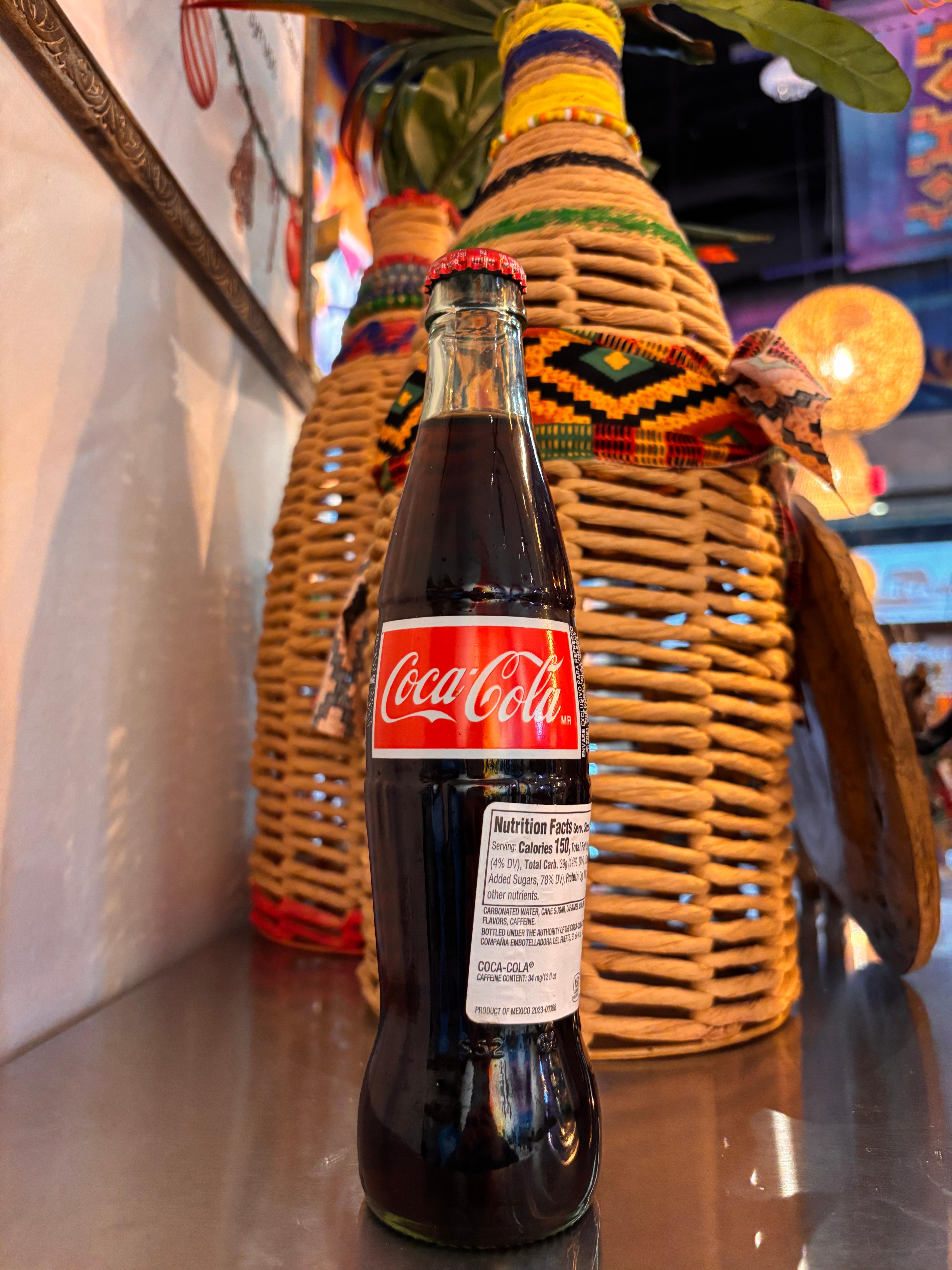 Mexican Coke Glass Bottle.