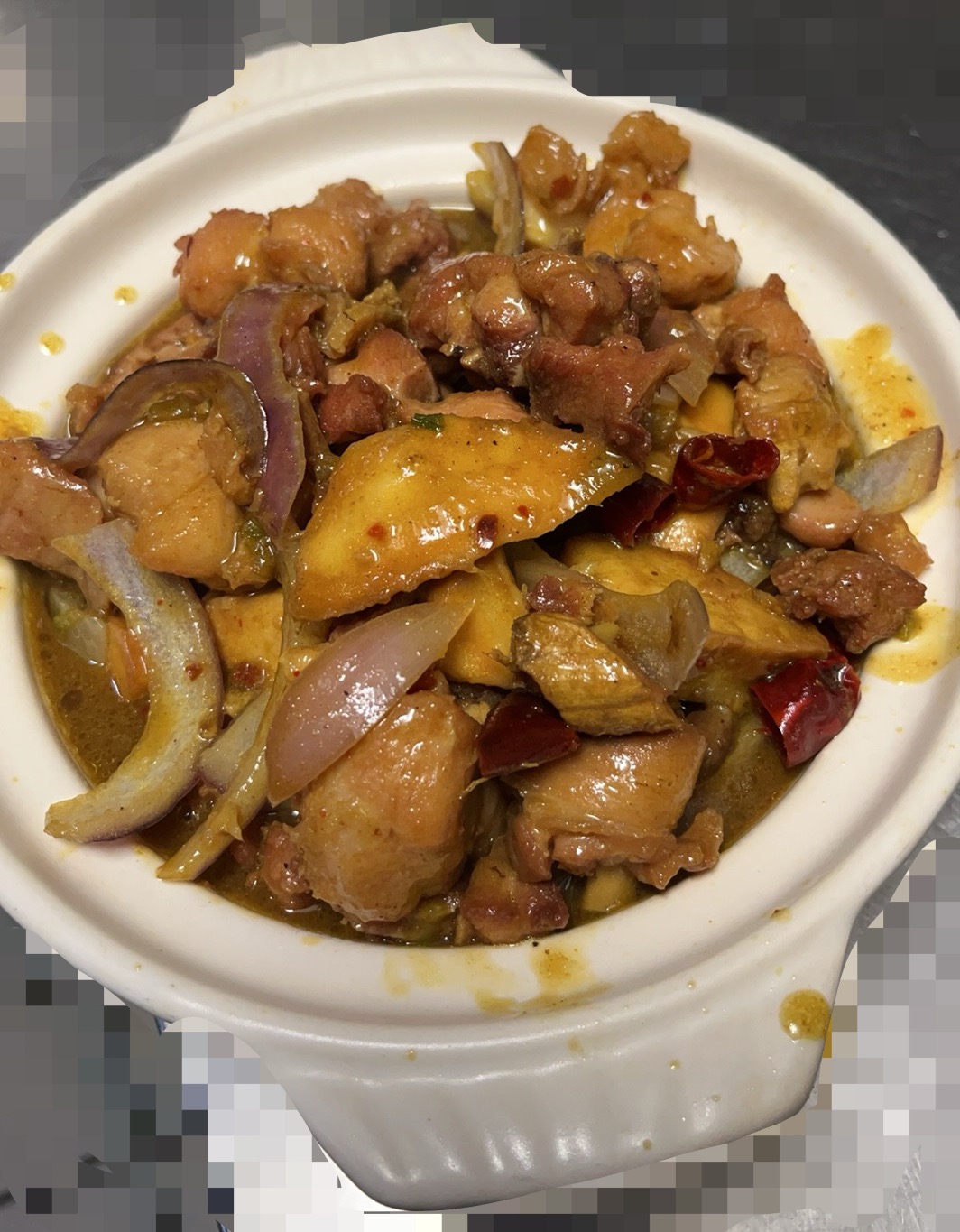 C5 咖喱鸡煲/Curry Chicken Claypot🌶️.