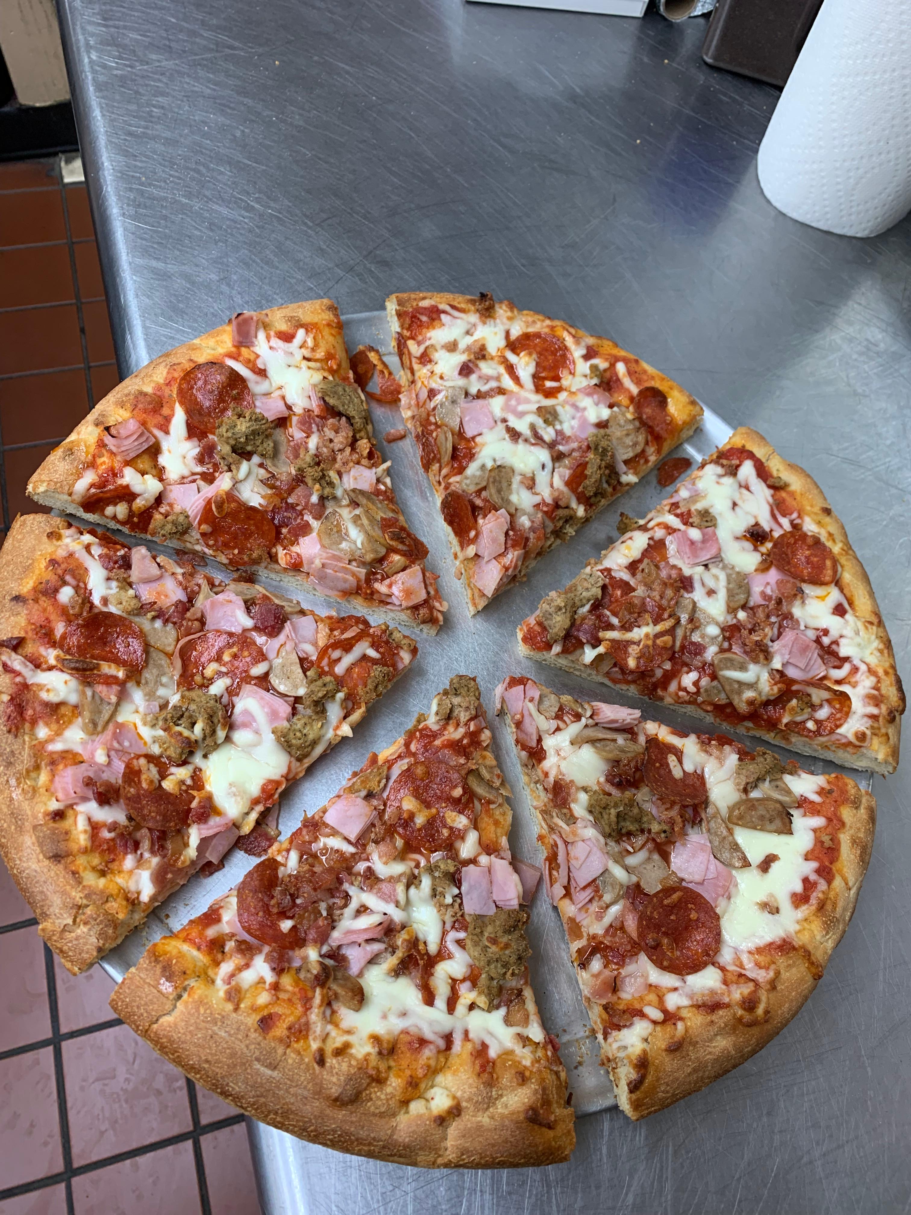 Meat Lover Pizza.