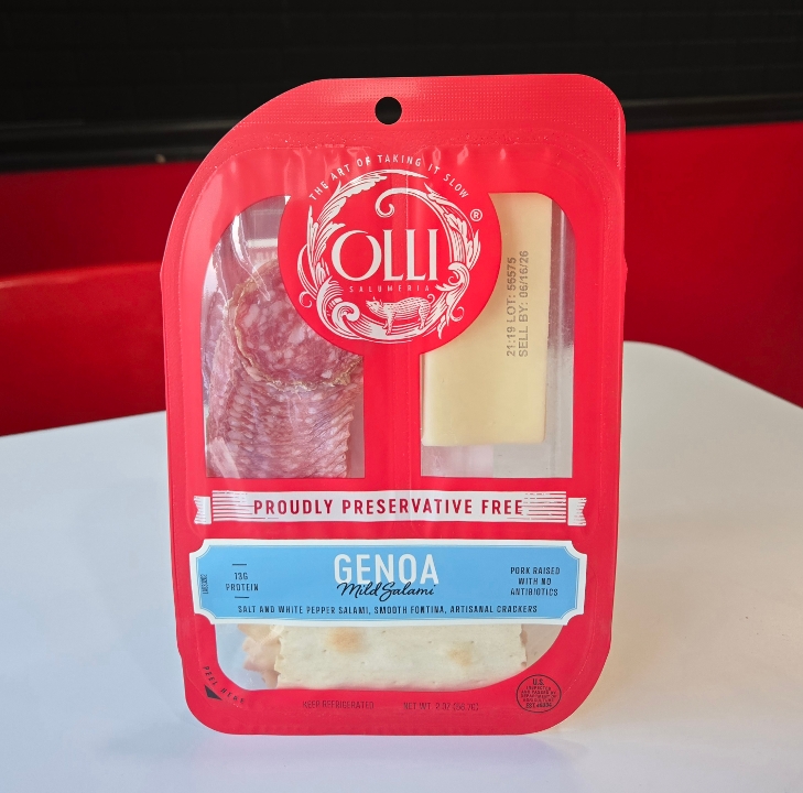 Olli Genoa Salami & Cheese Adult Lunchable.