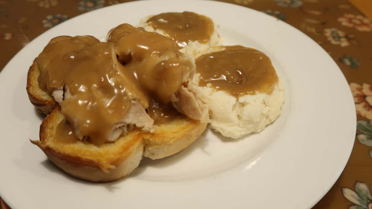 Hot Turkey Sandwich.