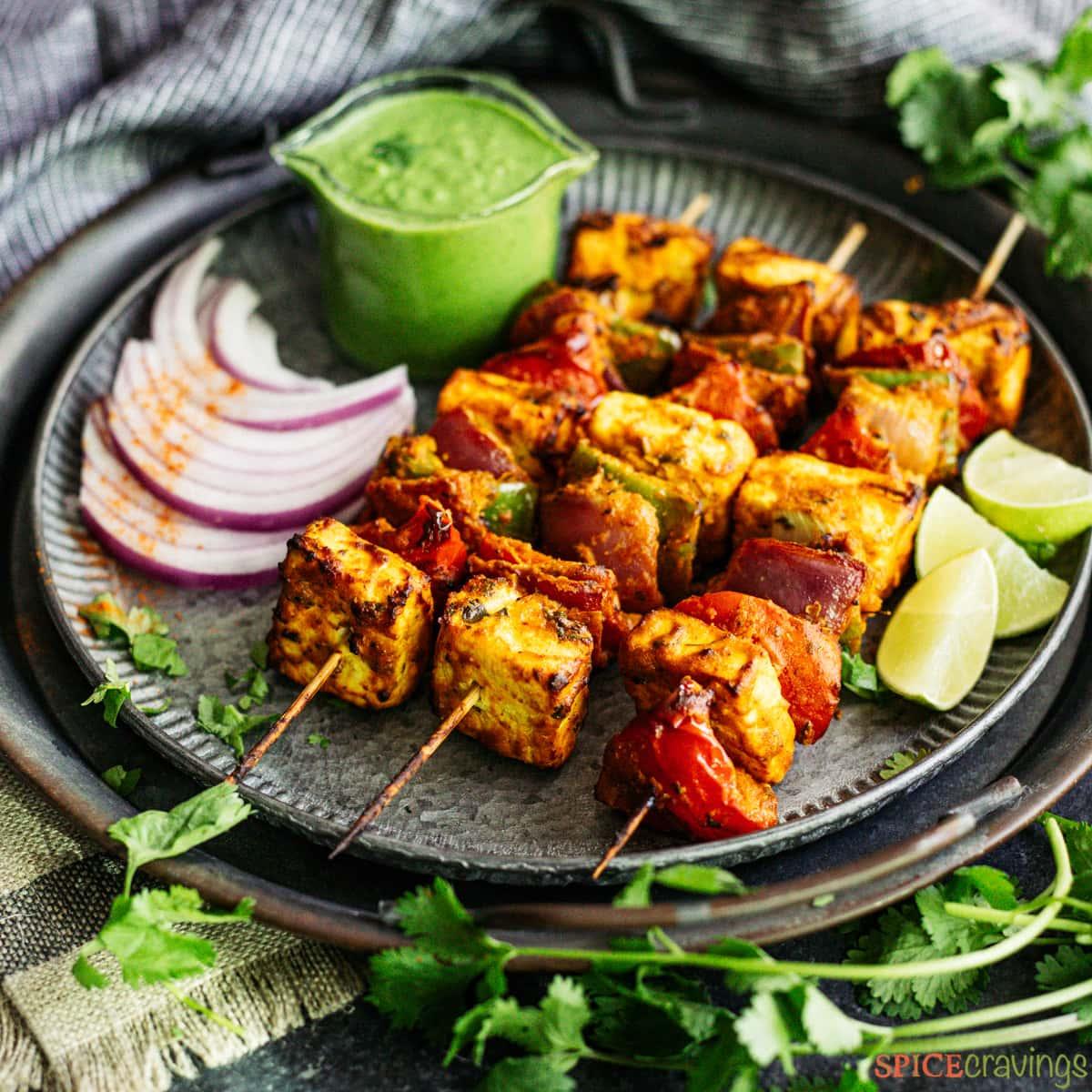 Saffron Paneer Tikka.