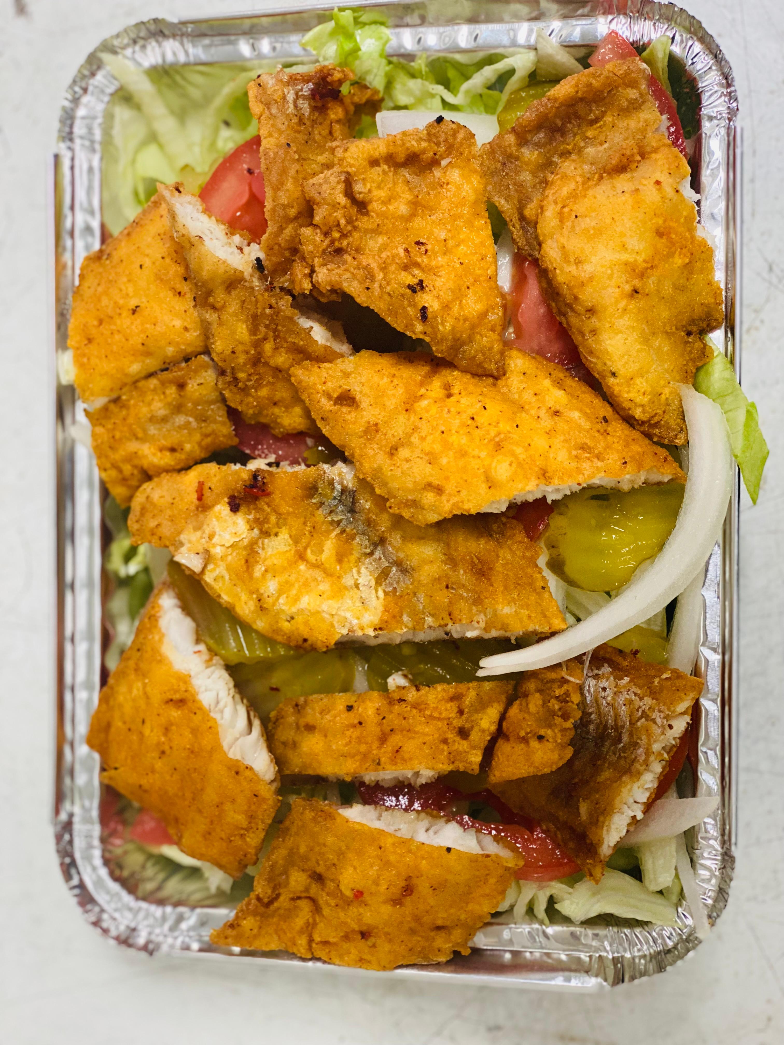 2 Pcs Whiting Fish Salad.