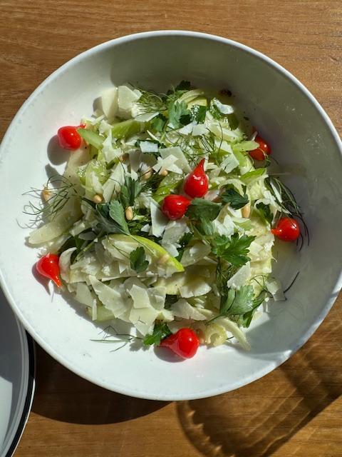 CELERY & FENNEL SALAD.