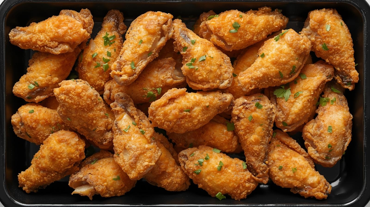 Crispy Fried Chicken Wings (18 wings and flats).