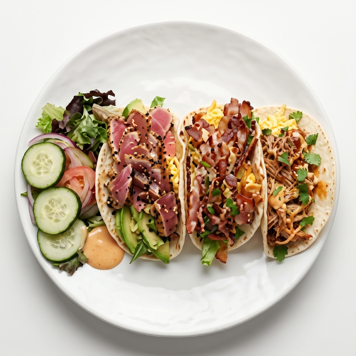 Ahi Tuna Tacos.
