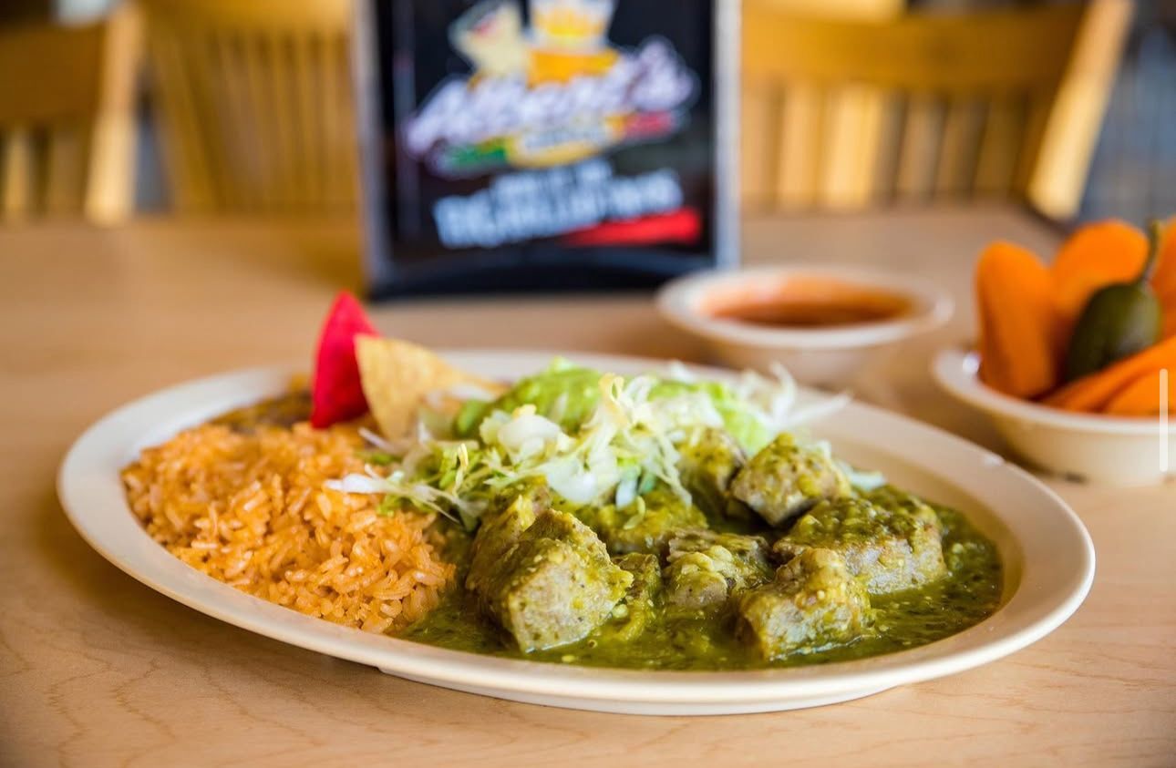 14. Chile Verde Plate Combo.