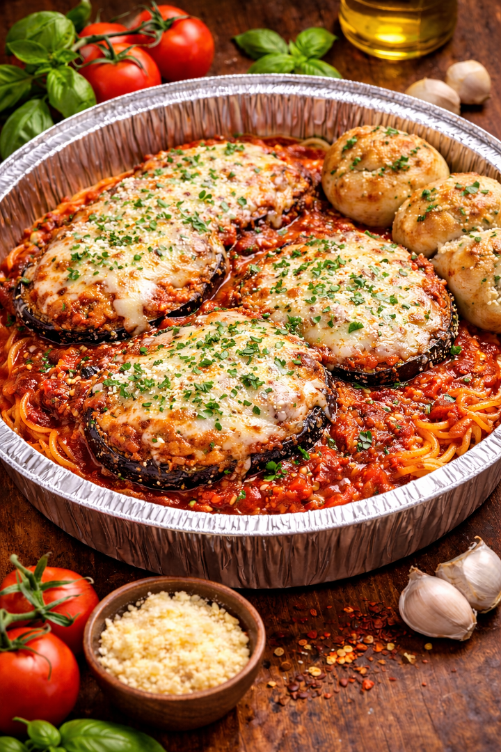 Eggplant Parmigiana.