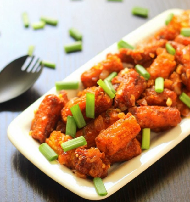 Baby Corn Manchuria.