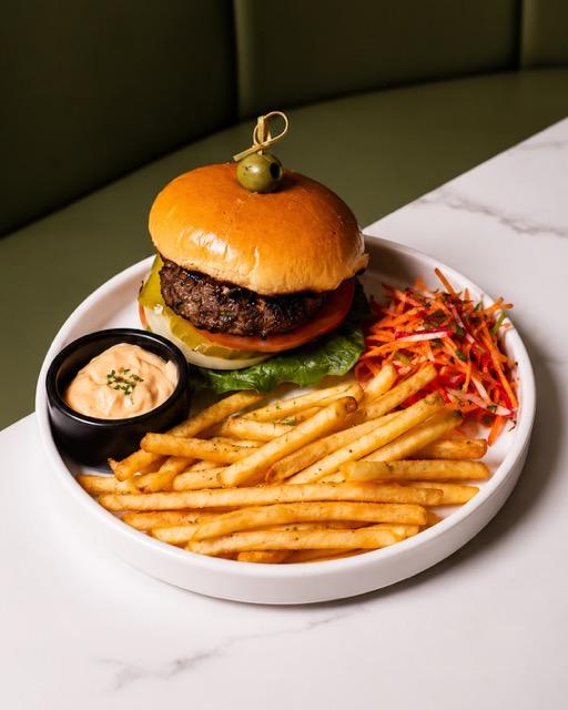 Signature Lamb Burger.