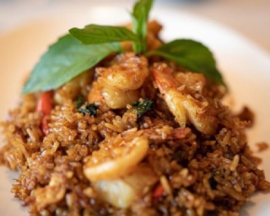 Green Basil Fried Rice.