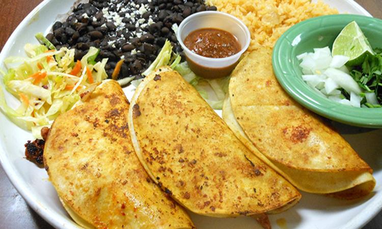 Angus Steak Tacos Al Carbón.