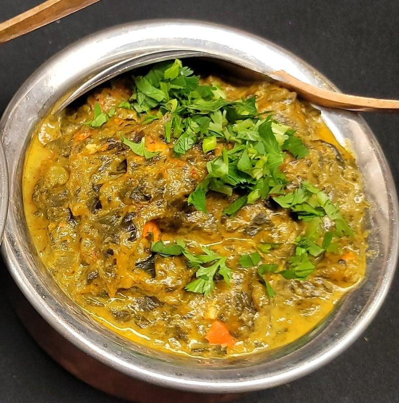 Chicken Tikka Saag.
