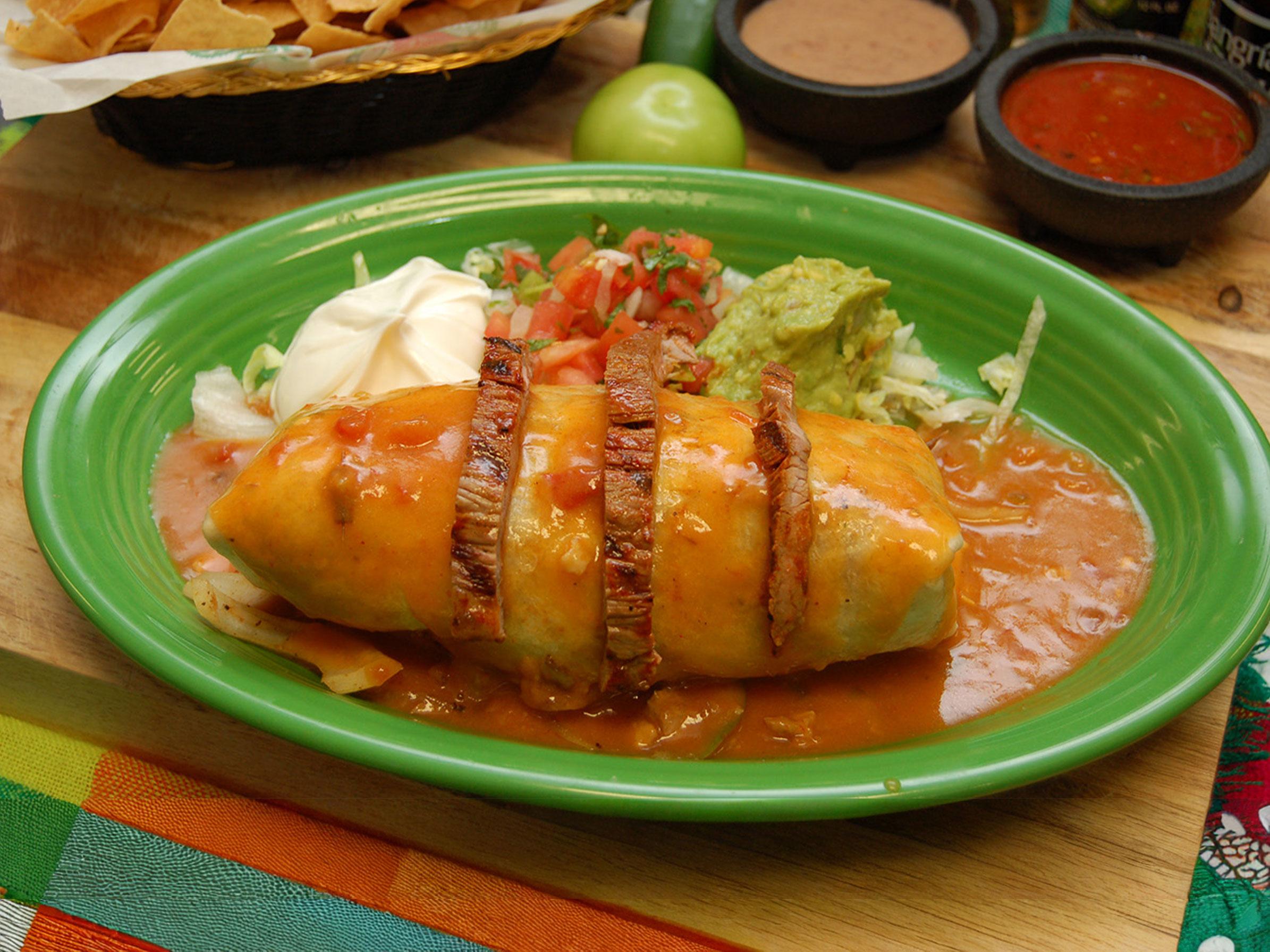 Fajita Burrito.