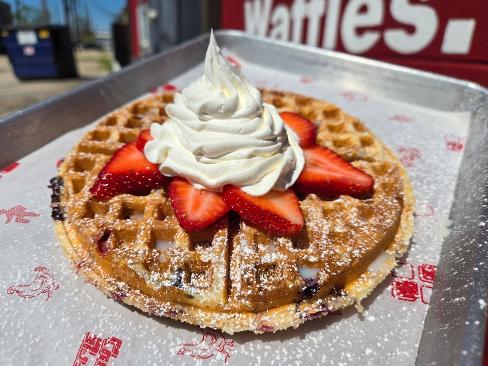 Berry Chantilly Waffle.