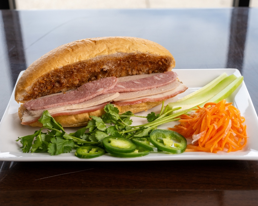 S2. Vietnamese Baguette Sandwich Special Combo.