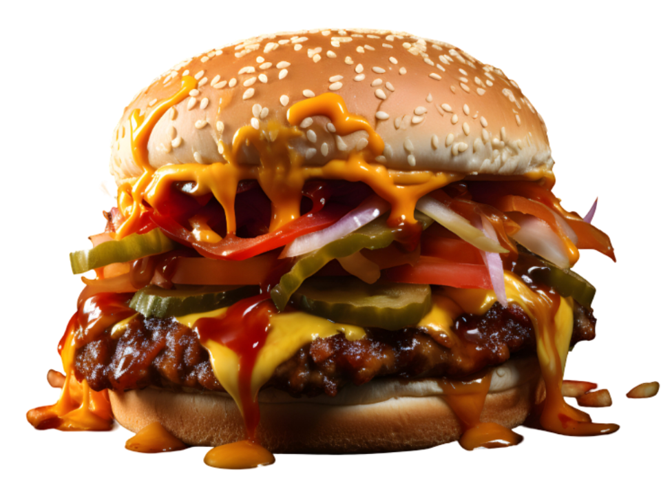 Bacon Ranch Cheddar Burger.