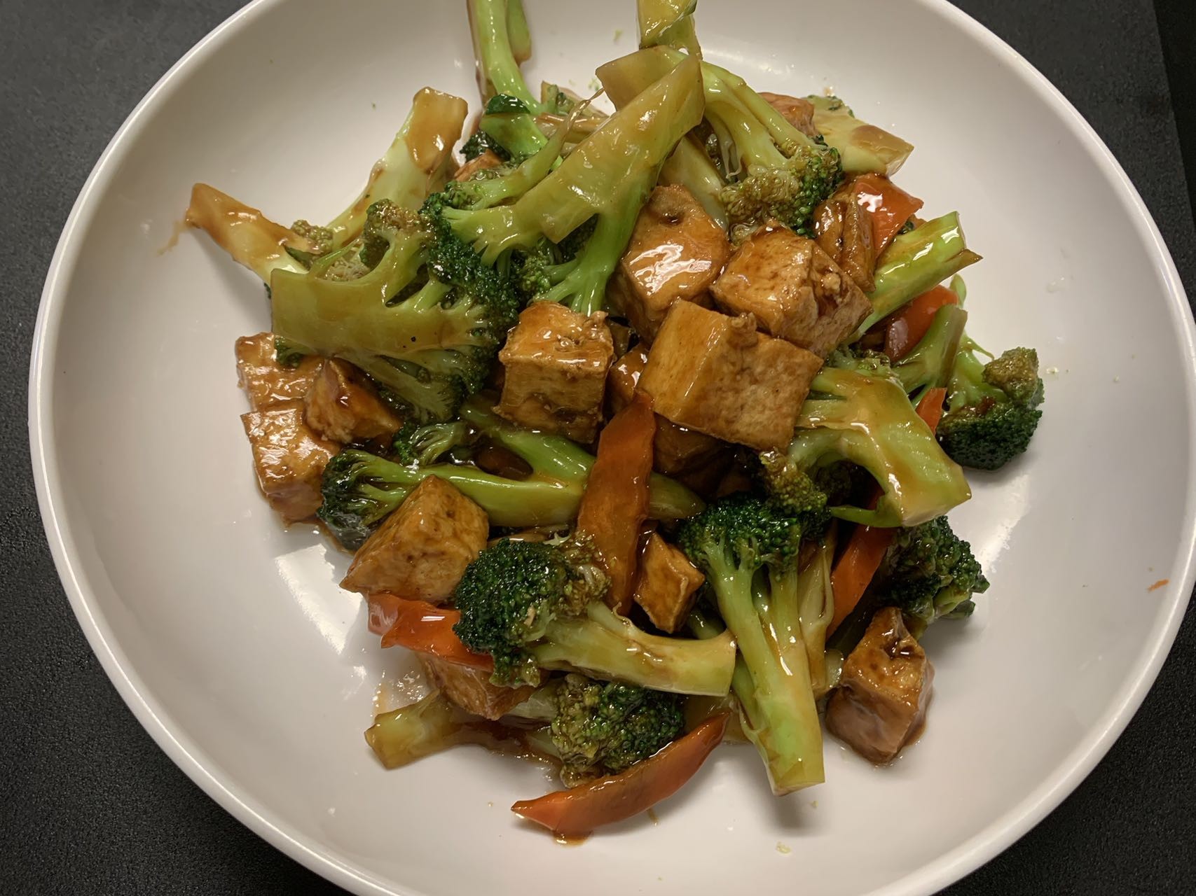 59 芥蓝豆腐Fried Tofu with Broccoli.