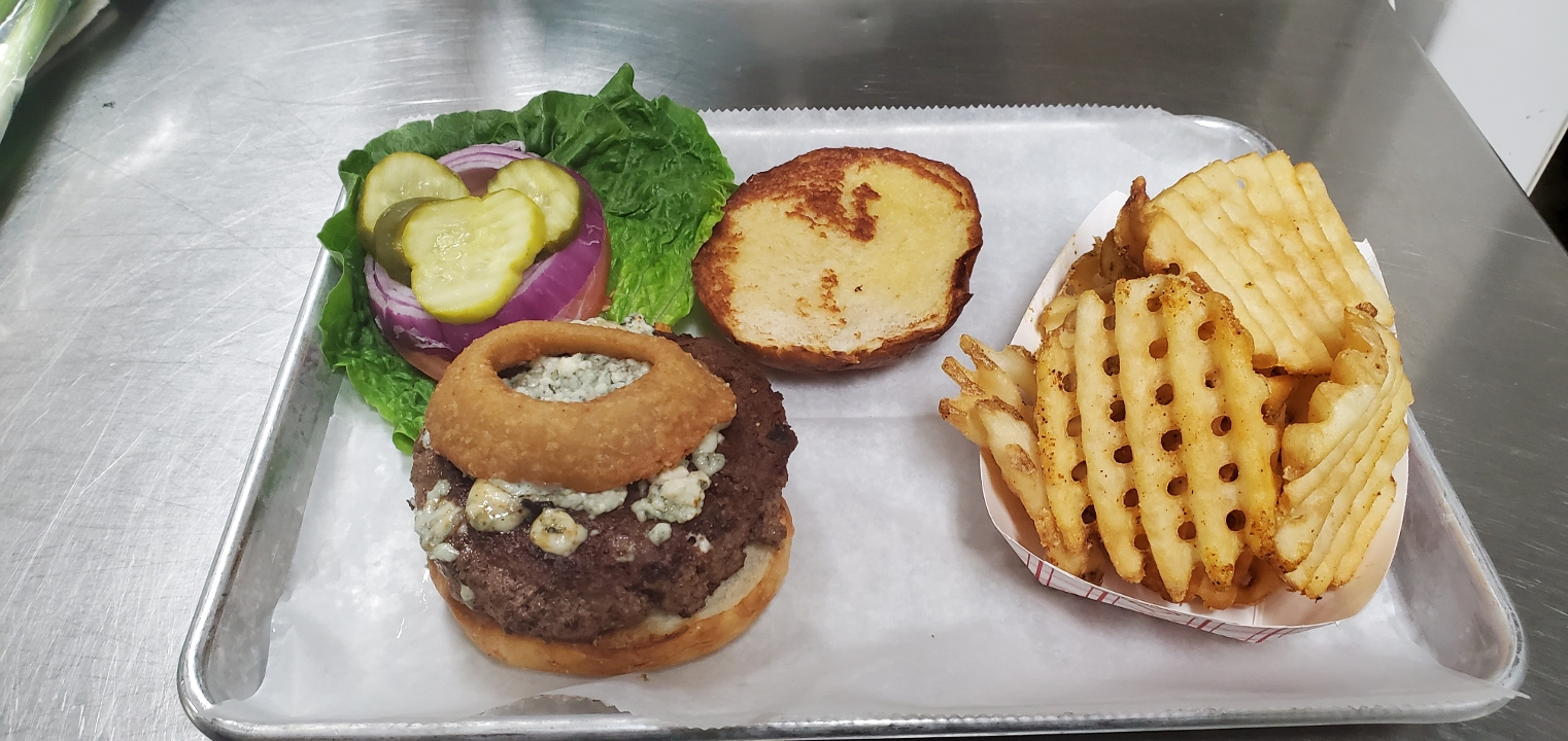 Black & Bleu Burger.