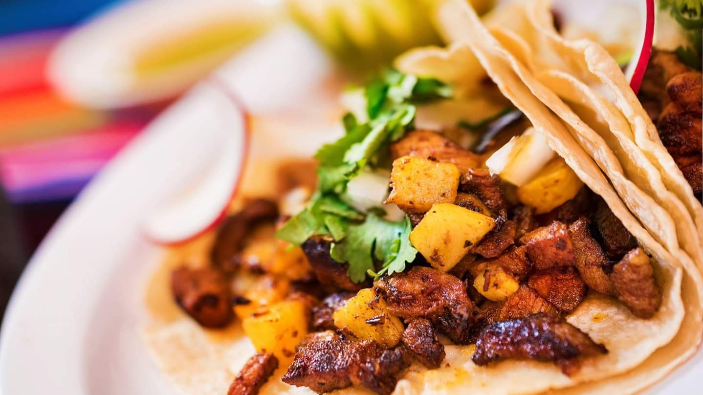 Al Pastor Taco (Handmade tortillas).