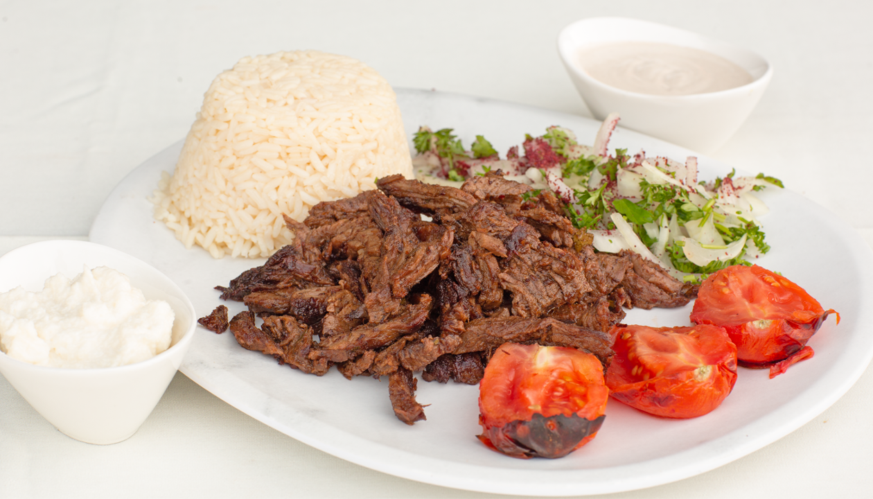 Beef Shawarma Plate.