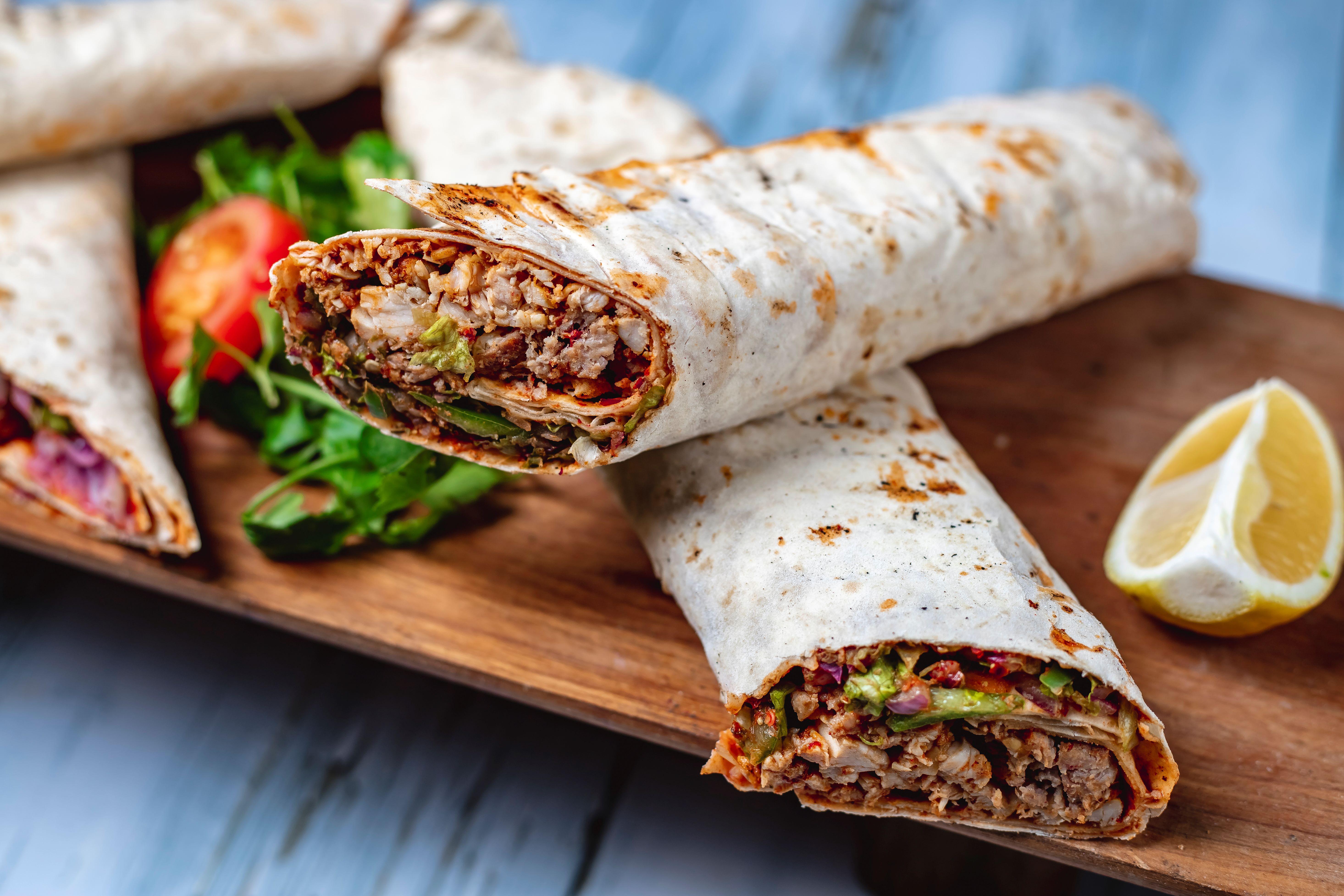 Angus Beef Wrap.